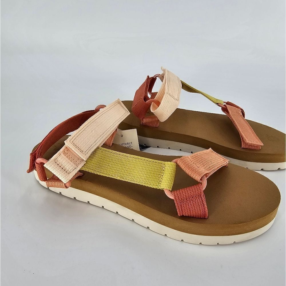Nwt universal thread block sandals platform 10 or… - image 3